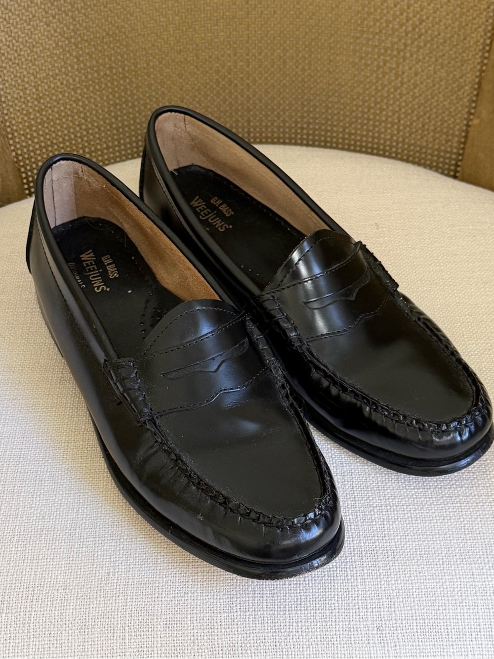 G.H. Bass Black Whitney Penny Loafers